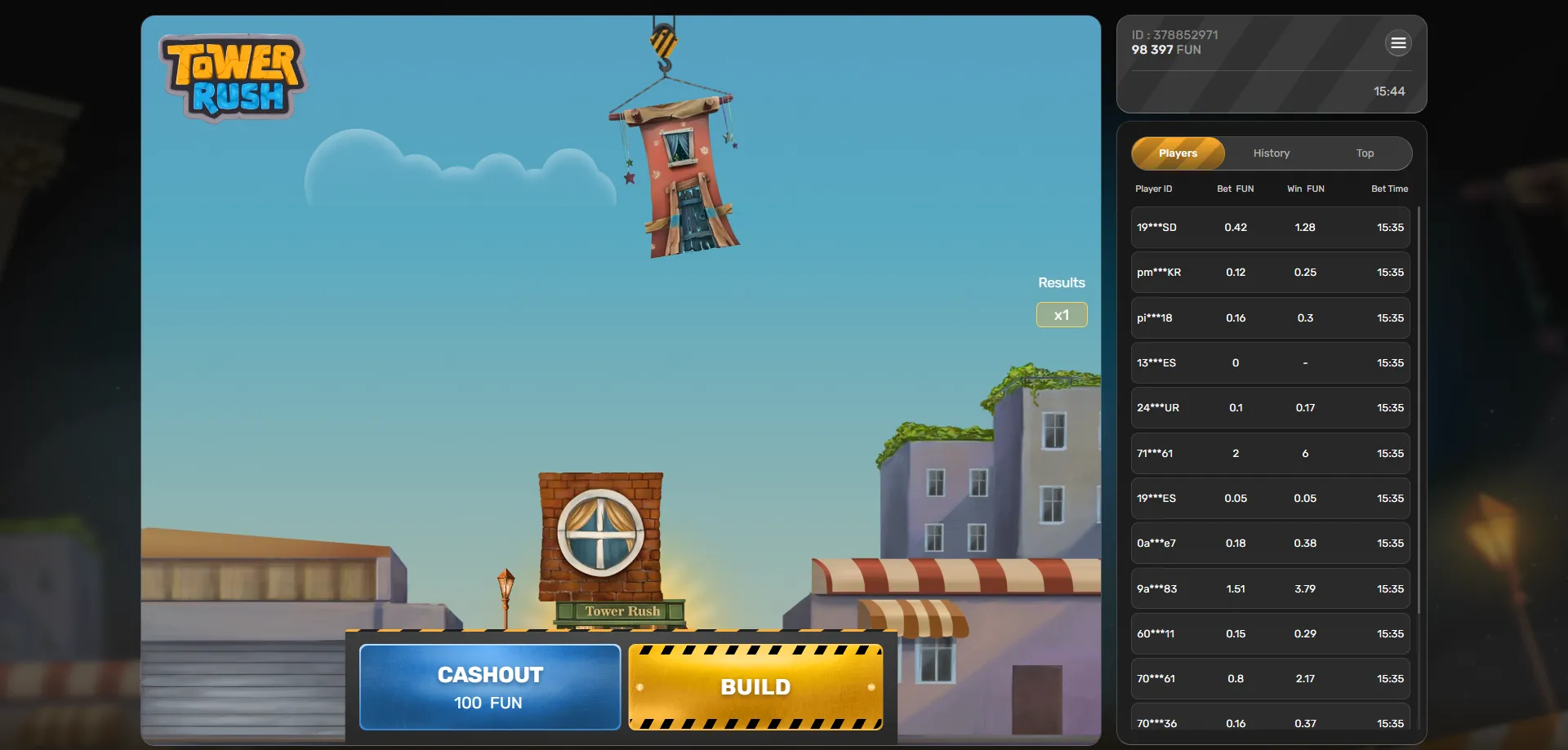 Tower Rush slot features — floors, multipliers and bonus mechanics