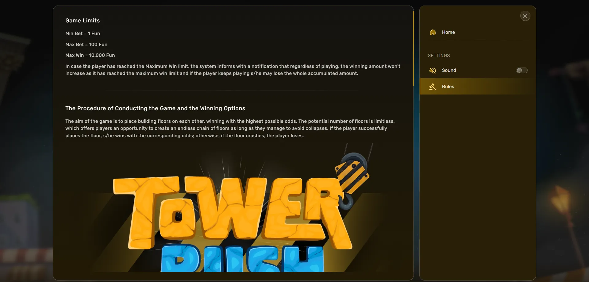 Tower Rush casino welcome bonus terms — wagering requirements explained